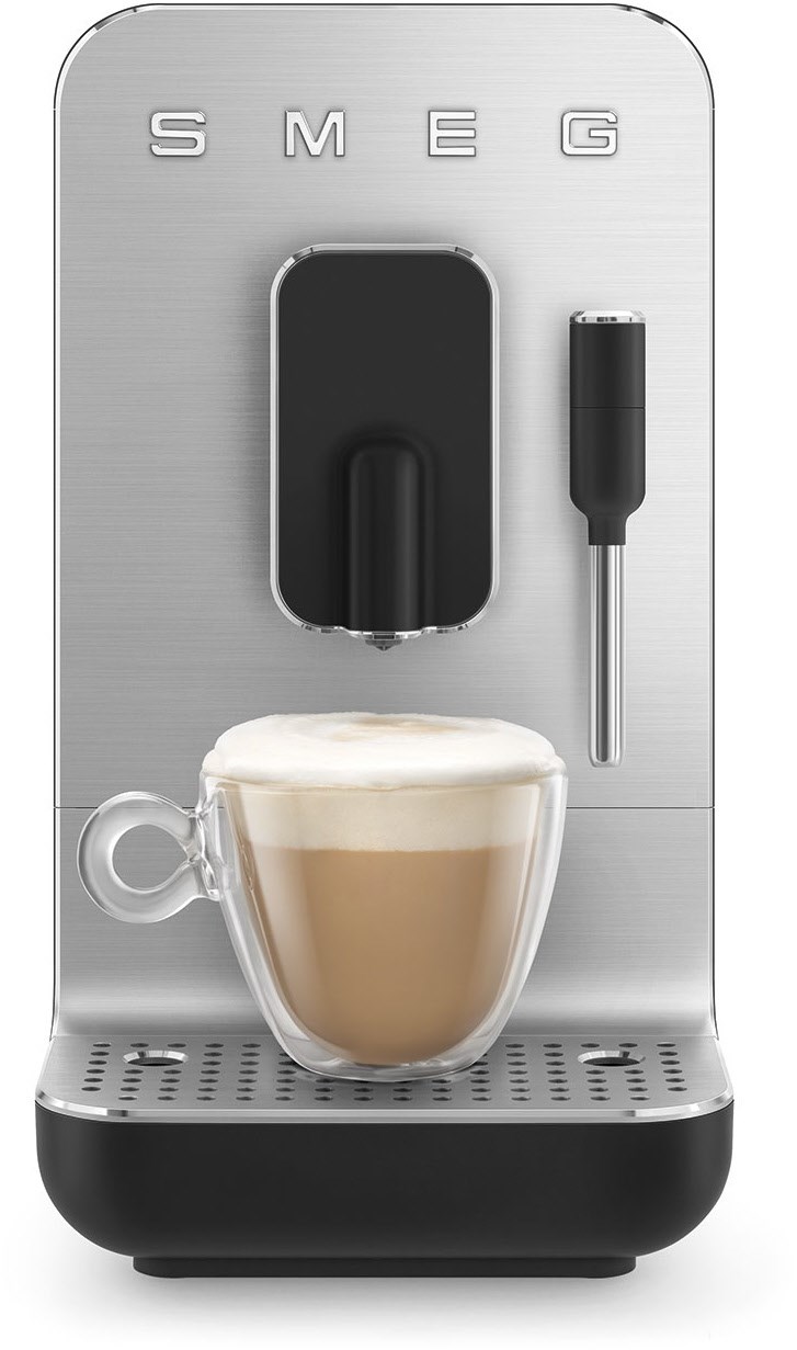 Smeg Kompakt-Kaffeevollautomat BCC02BLMEU Schwarz
