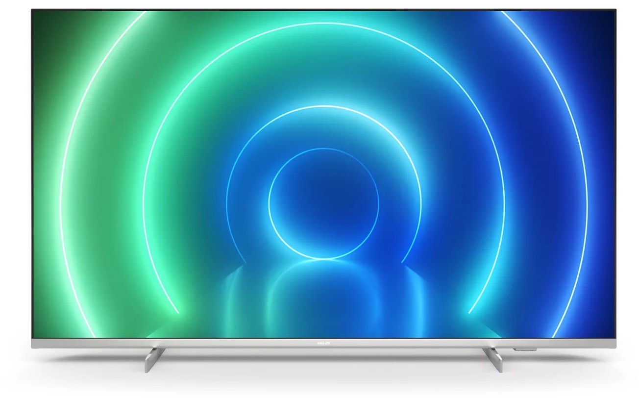 Philips 4K-Smart-TV 65 Zoll (164cm) LED, hellsilber