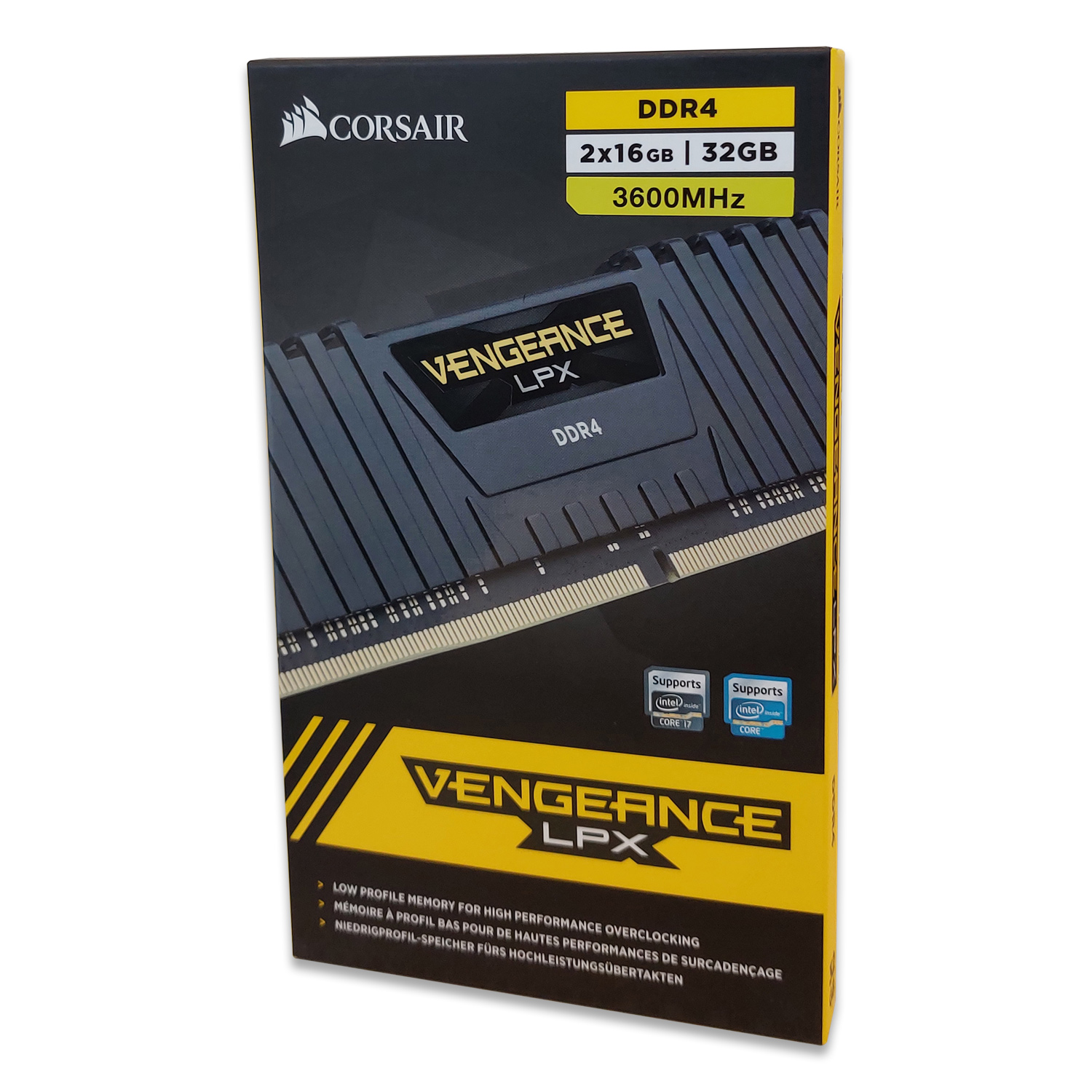 Corsair Vengeance LPX Dual 2x16GB 1.35V Desktop Memory, schwarz