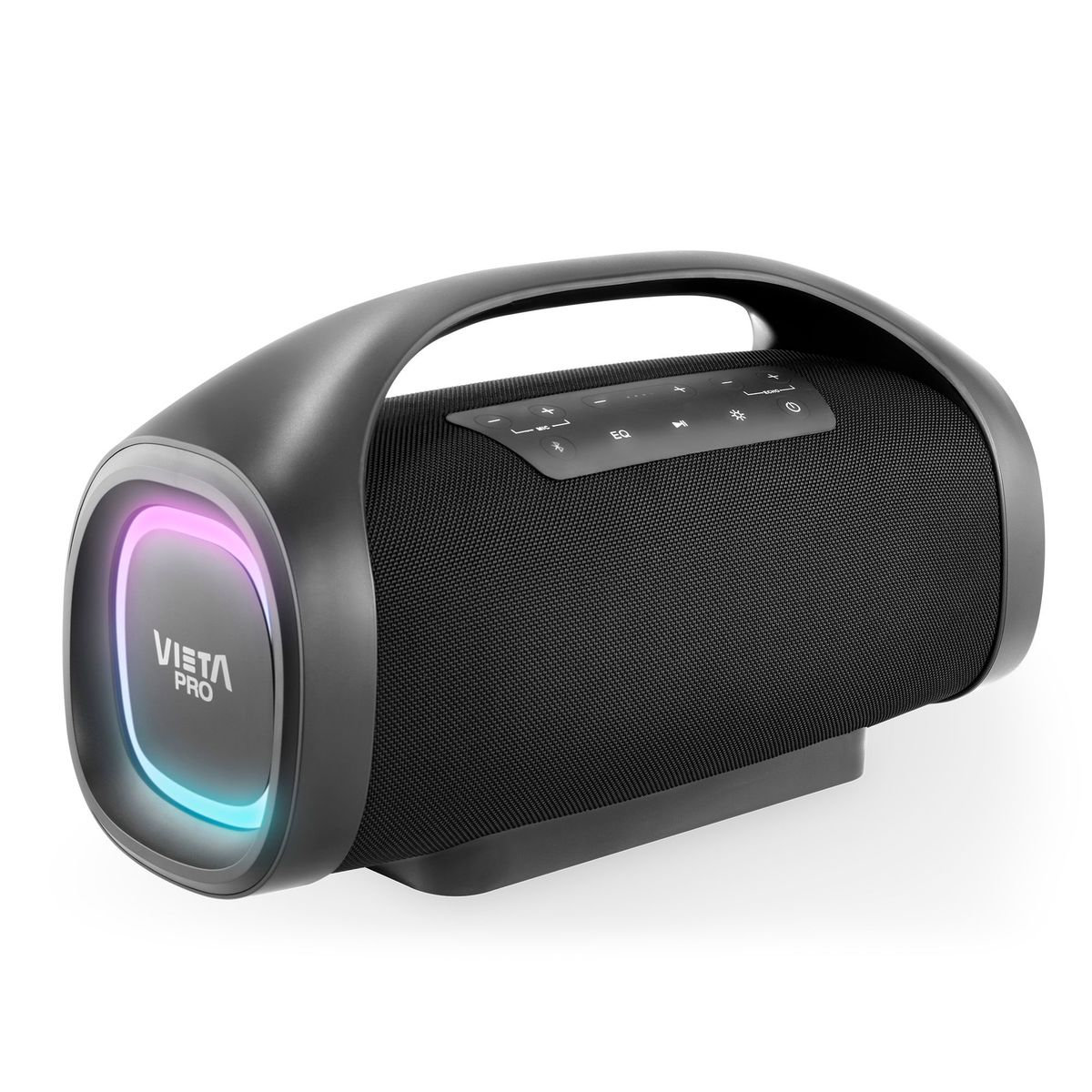 Vieta Pro #THUNDER tragbarer Bluetooth Lautsprecher, Schwarz
