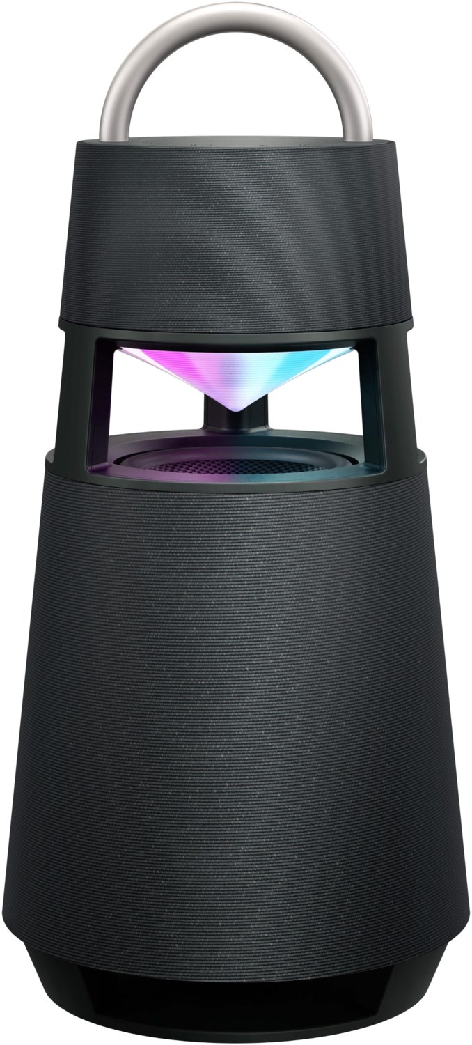 LG XBOOM 360 DRP4 Bluetooth Lautsprecher mit Beleuchtung schwarz