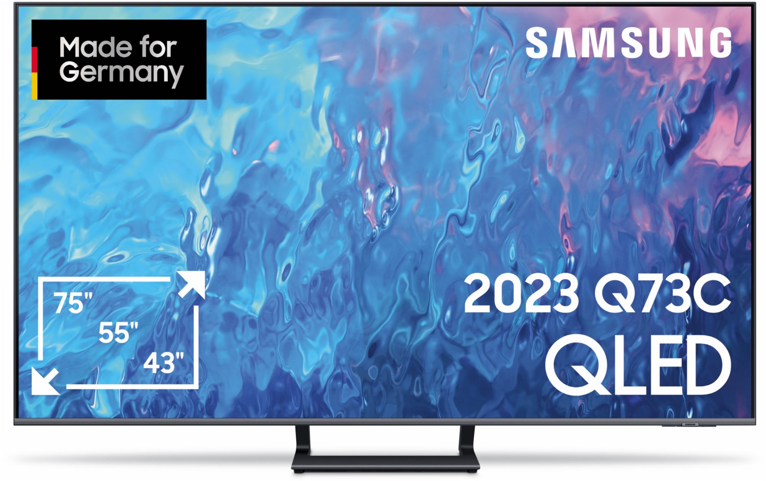 Samsung QLED TV UHD 4K 75 Zoll (189 cm) titangrau