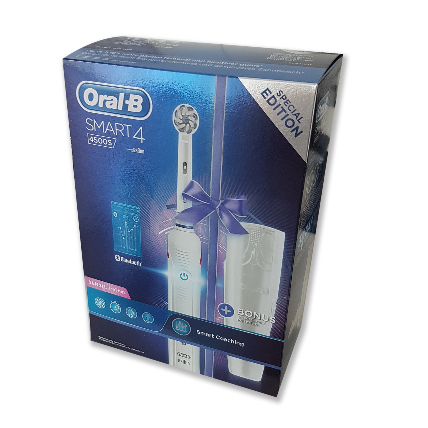 Braun Oral-B Smart 4 Sensi UltraThin Special Edition Elektrische Zahnbürste weiß