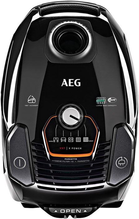 AEG VX7-2-EP-P Staubsauger mit Beutel neue technische Version, schwarz