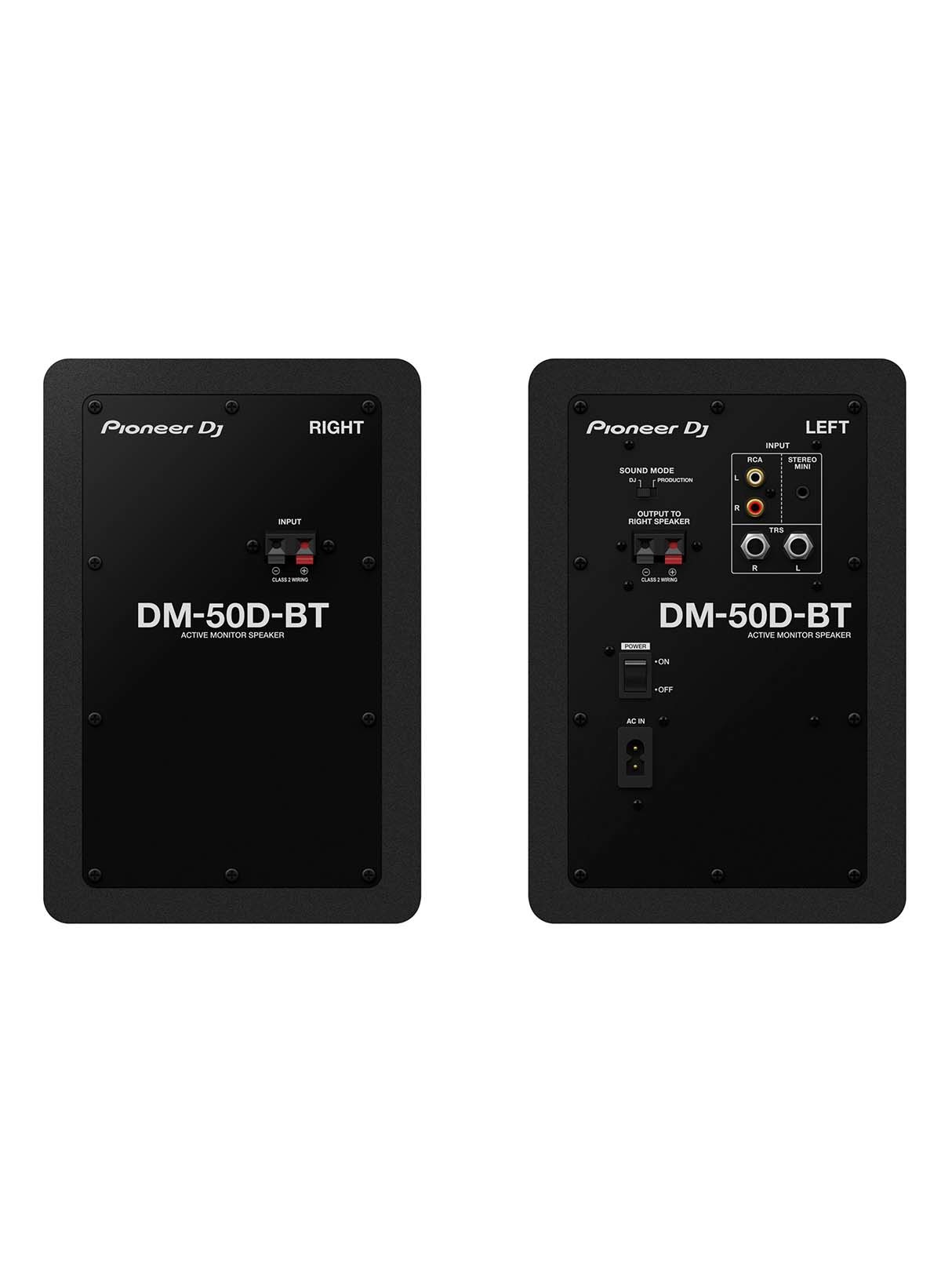 Pioneer DJ DM-50D-BT 5 Zoll Bluetooth Monitor Lautsprecher schwarz
