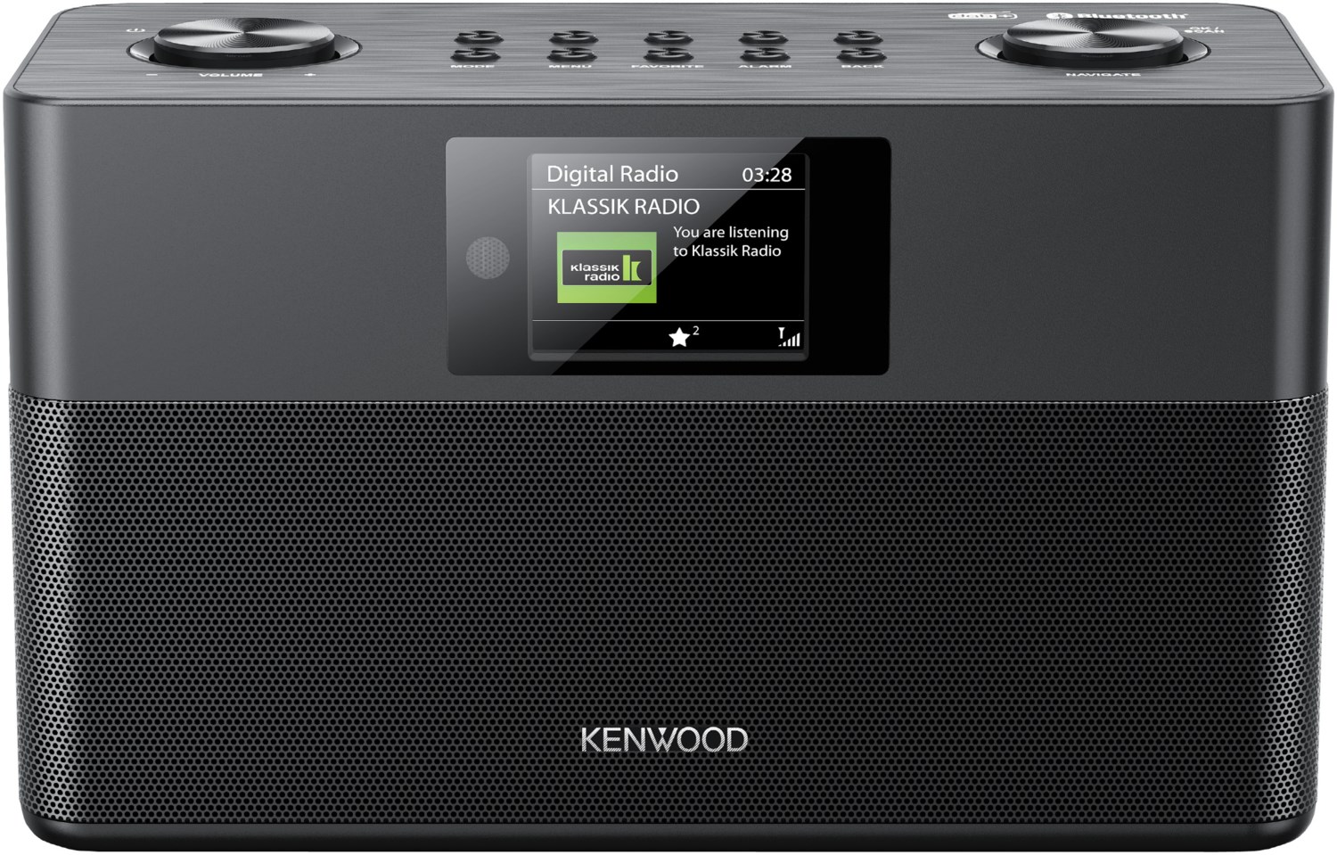 Kenwood CR-ST80DAB-B DAB+ Stereo-Kompaktradio schwarz