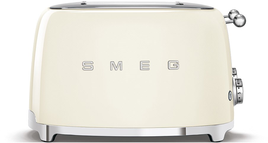 Smeg Toaster 4-Schlitz 50's Retro Style TSF03CREU Creme
