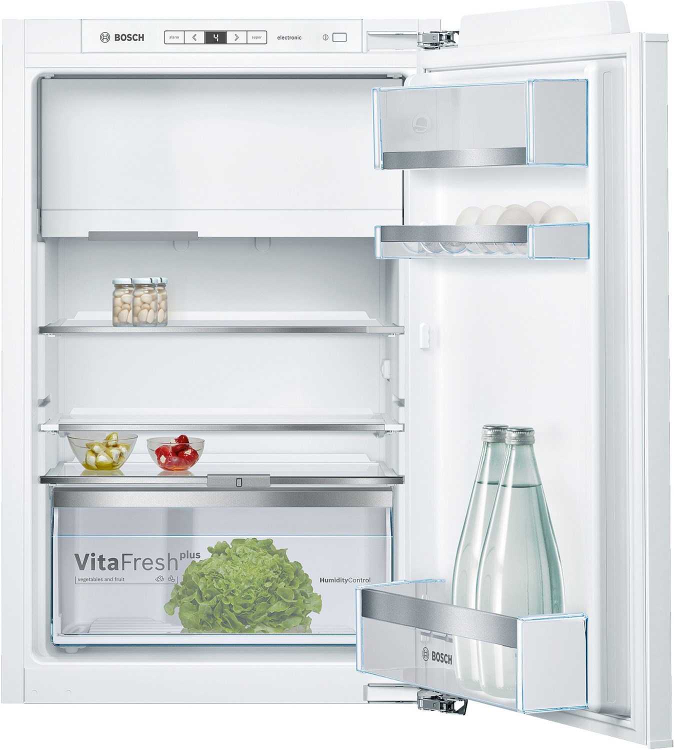 Bosch Serie 6 Einbaukühlschrank mit Gefrierfach 124 Liter