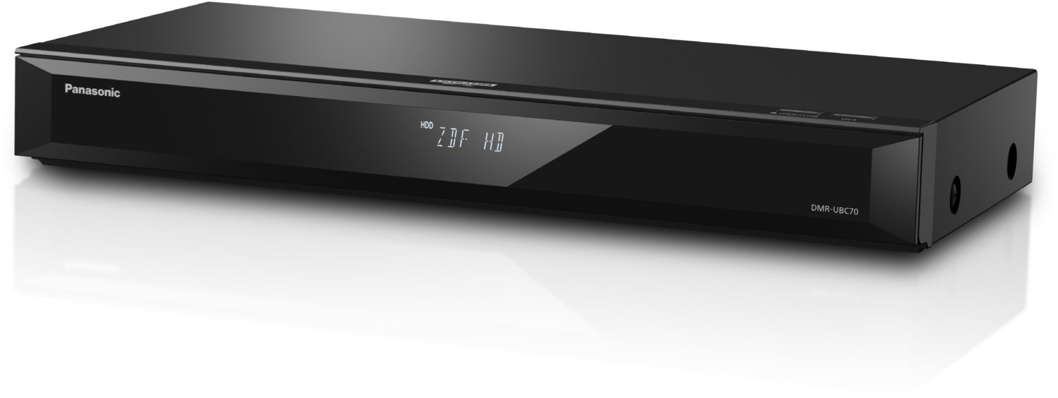 Panasonic DMR-UBC70 UHD Blu-ray Recorder (2x DVB-C/T2 HD) schwarz