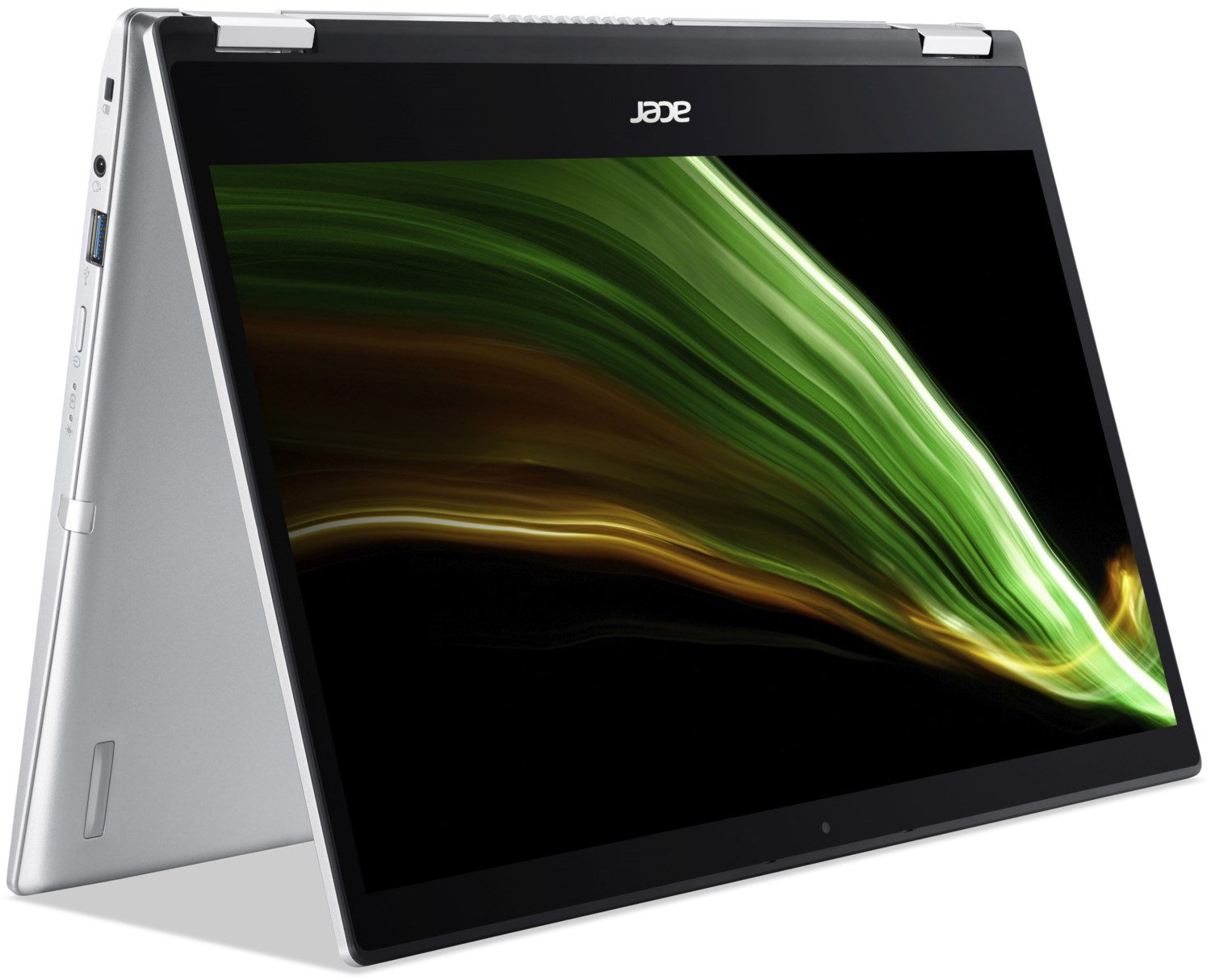 Acer Spin 1, 35,56 cm (14 Zoll) 2 in 1 Convertible-Notebook 128 GB pure silver